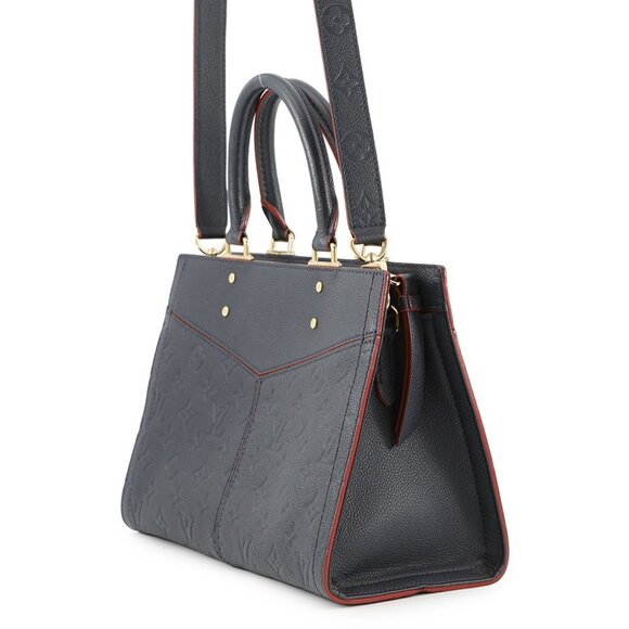 LOUIS VUITTON Sully Size PM Monogram Empreinte Leather Marine Rouge M54195 - Picture 2 of 16